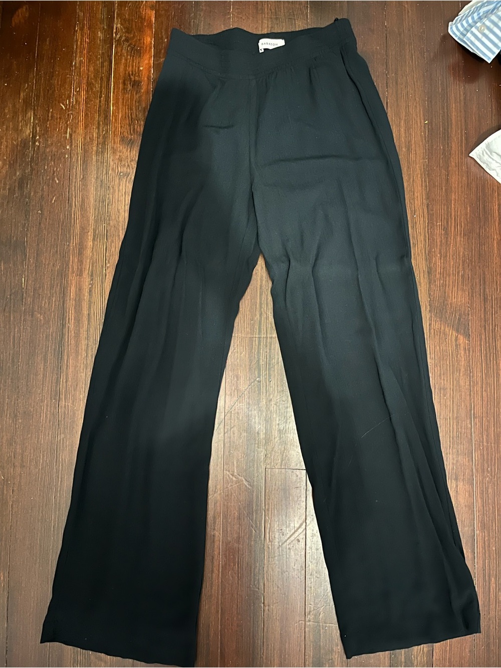 Aritzia Babaton Black wide leg pants